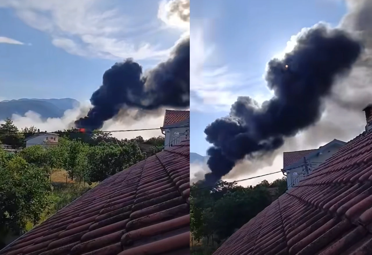 FOTO/VIDEO | Požar na Uborku prijeti kućama