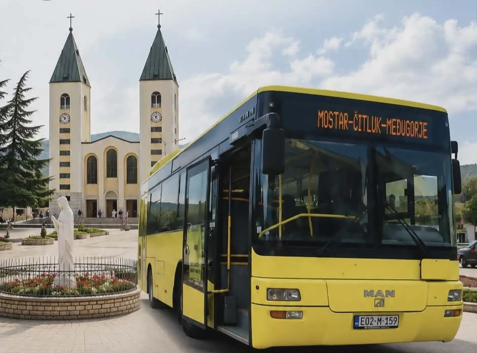 Mostar Bus mijenja nedjeljni vozni red za Međugorje