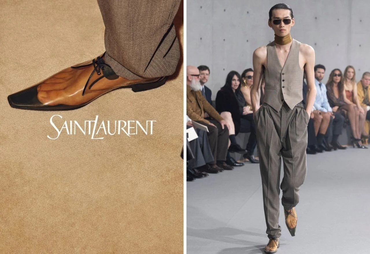 Saint Laurent predstavio muške prozirne cipele, nižu se reakcije