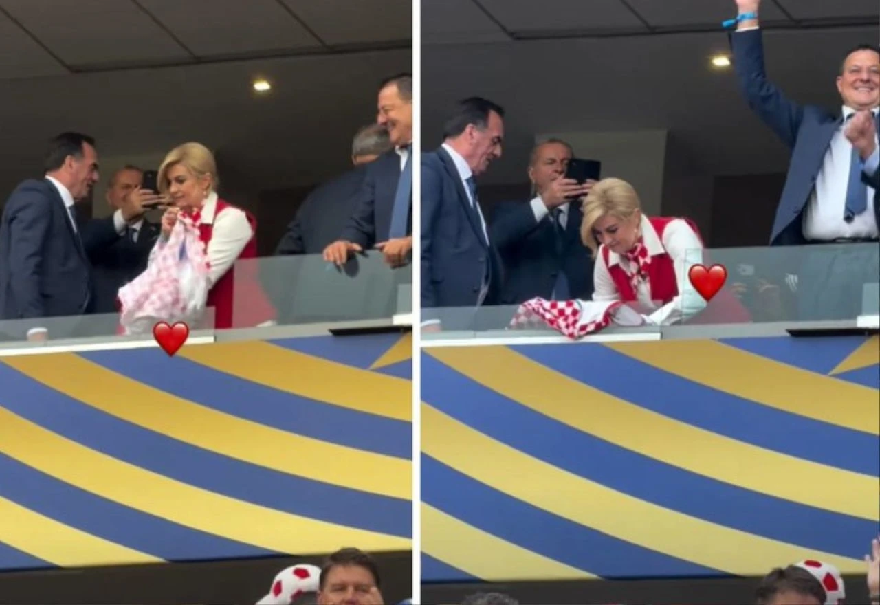 Kolinda Grabar-Kitarović oduševila navijače potezom nakon utakmice