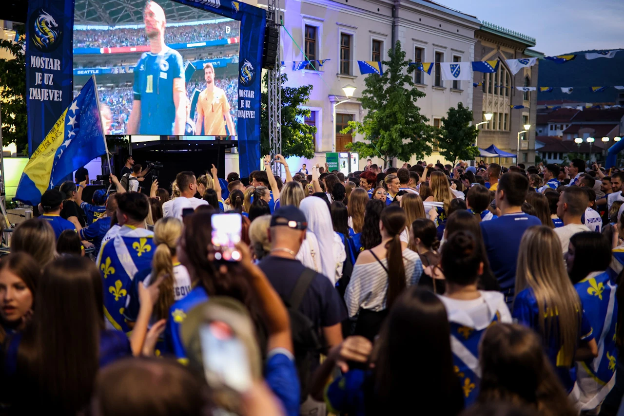 Mostar neće spavati: Pozvani ste na zajedničko gledanje utakmice BiH - SAD