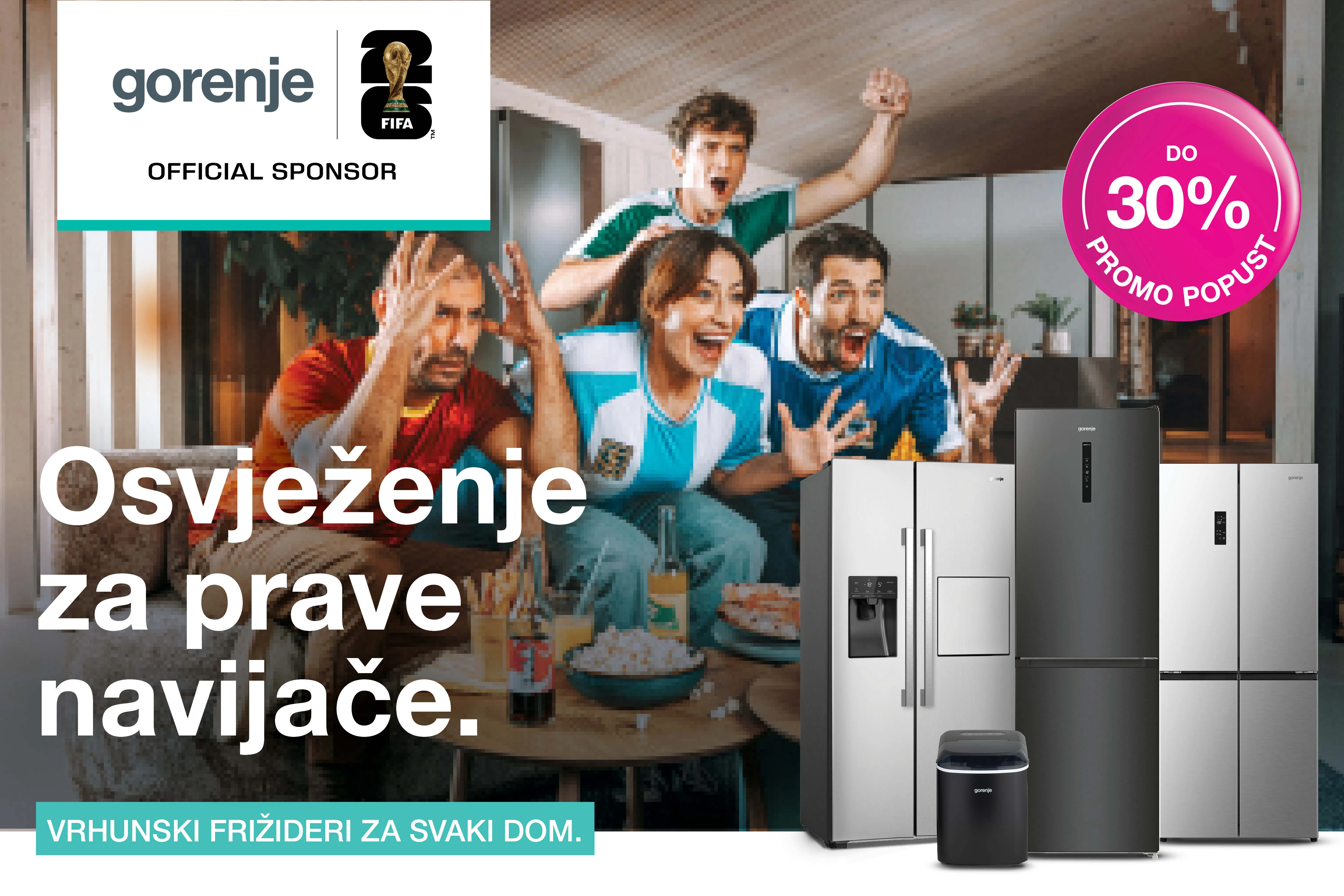 Kad navijanje počne, osvježenje mora biti spremno