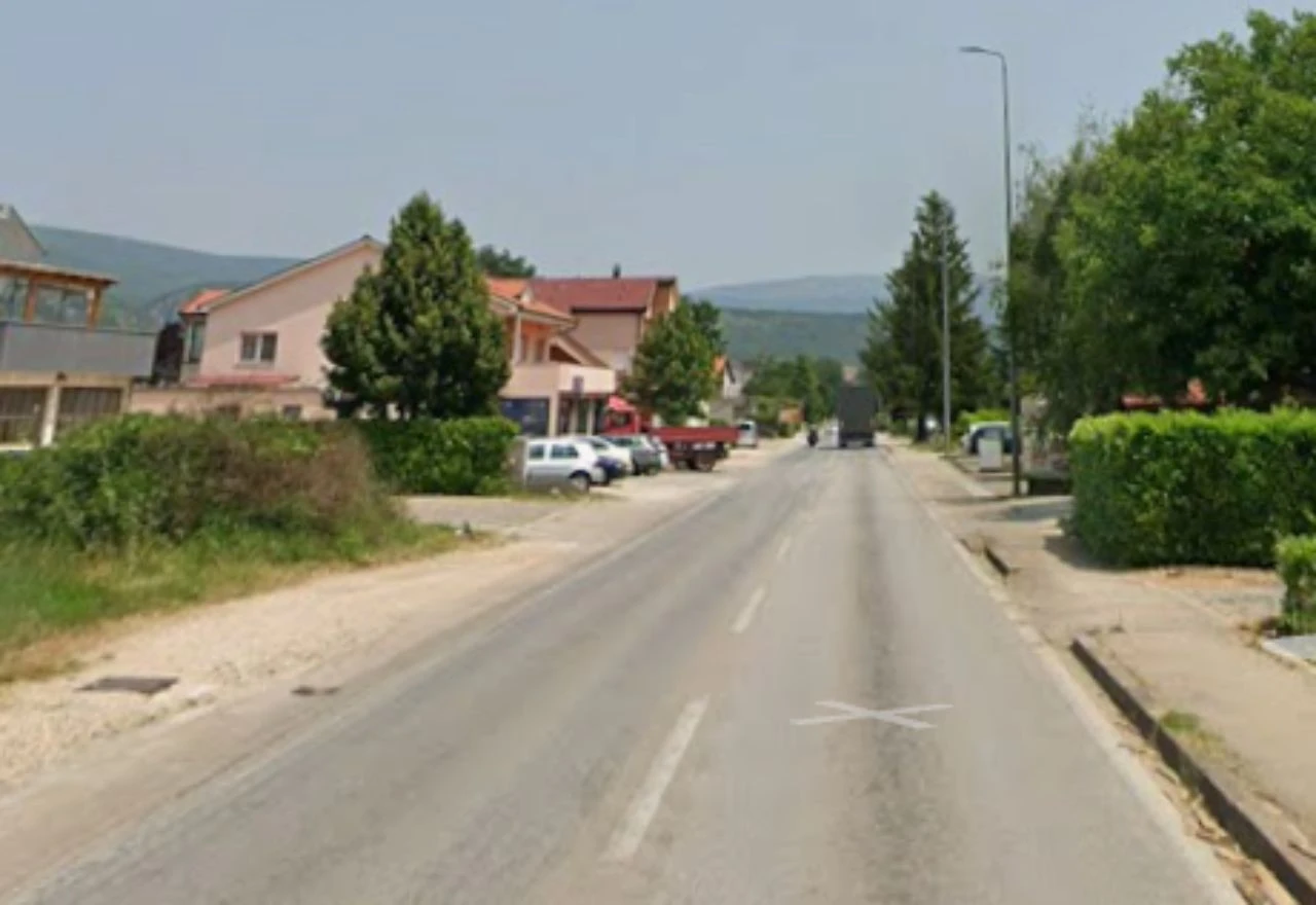 Sudar dva automobila u Širokom Brijegu