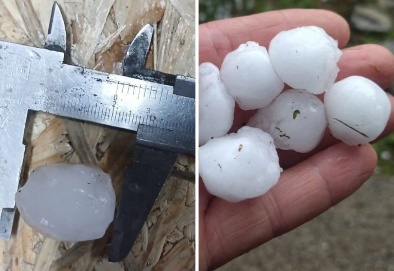 Nevrijeme u Trebinju, padala tuča veličine oraha