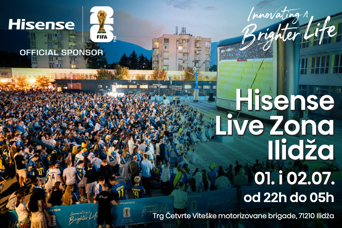 Hisense Live Zona večeras na Ilidži: nogomet, druženje i navijačka atmosfera do ranih jutarnjih sati