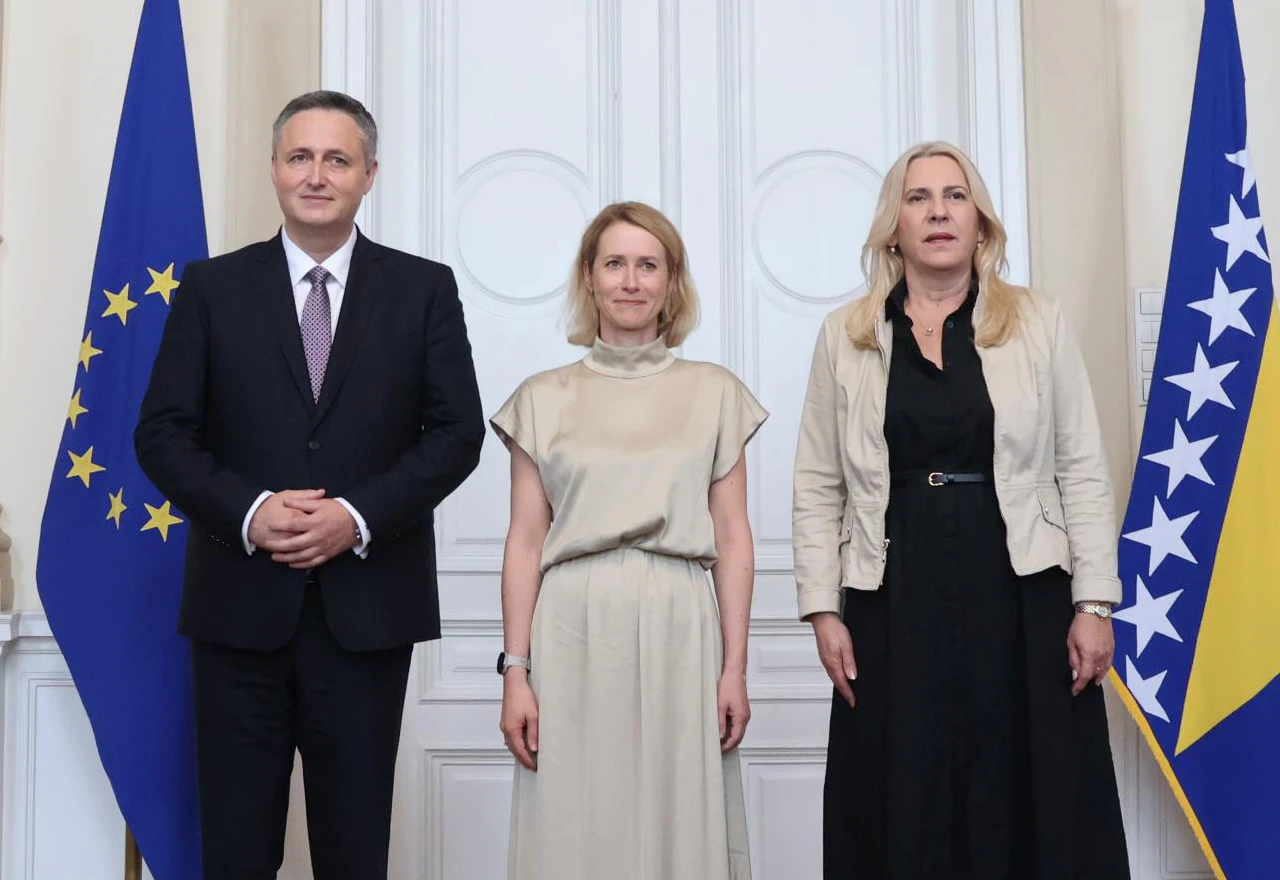 Cvijanović i Bećirović razgovarali s visokom predstavnicom Kajom Kallas