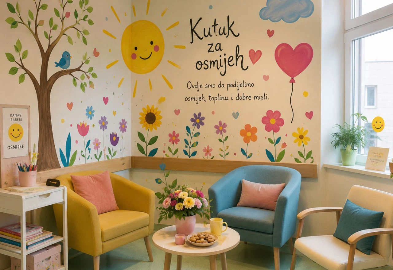 Boje nade za najteže dane: Mostarska onkologija dobiva "Kutak za osmijeh"