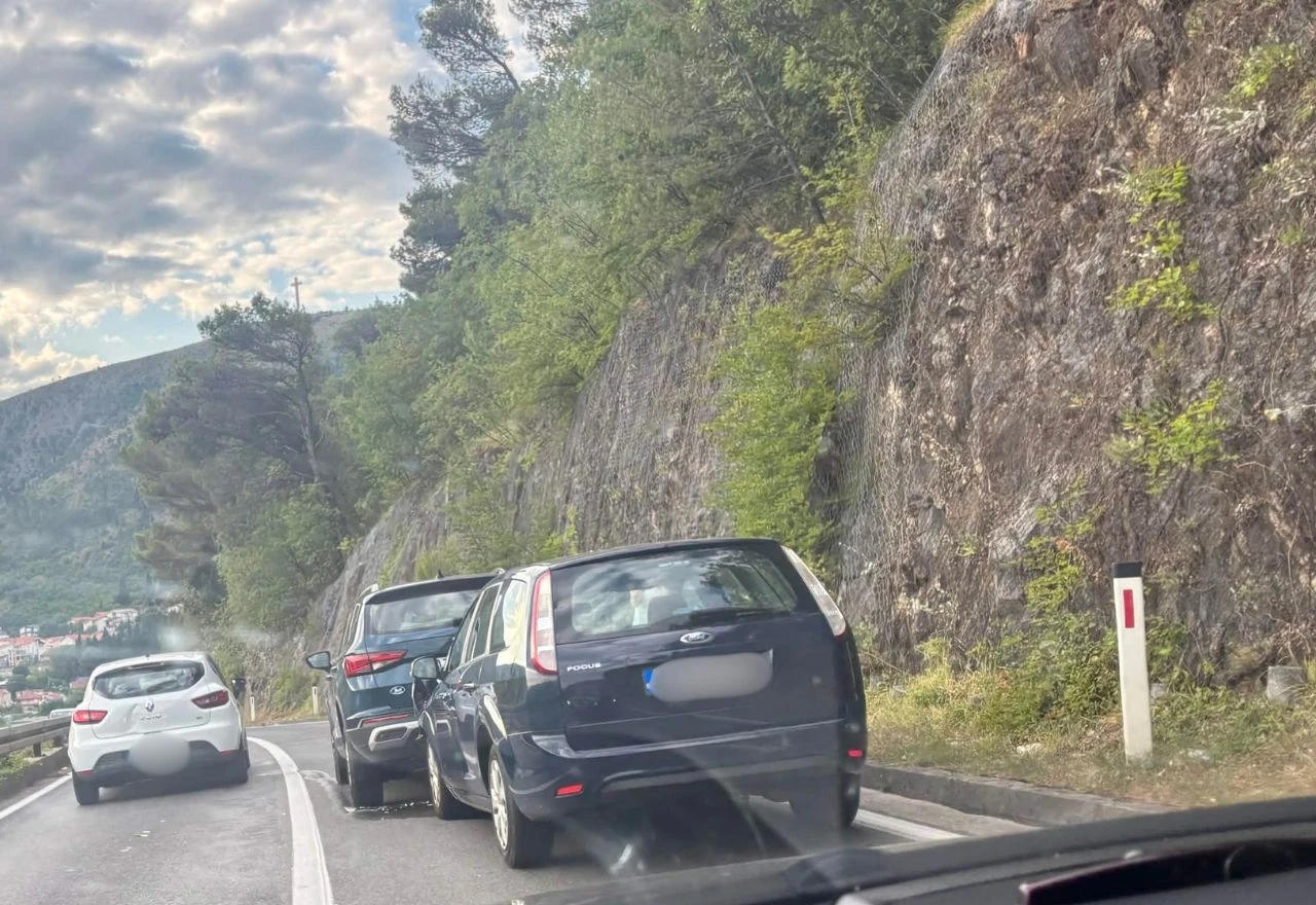 Sudar dva vozila na Žovnici