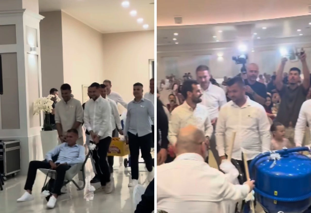 VIDEO | Hit svadba u Hercegovini: Gosti u salon stigli s kariolom, miješalicom i gajbom piva