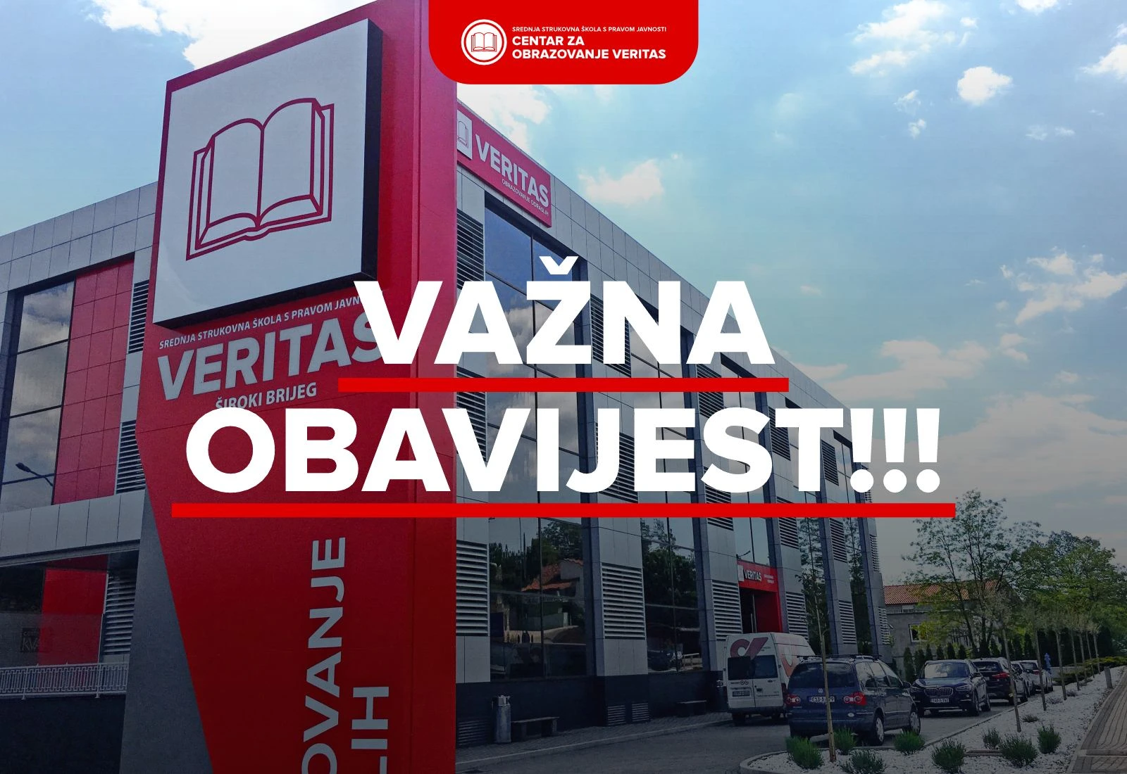 Upozorenje Centra za obrazovanje Veritas Široki Brijeg