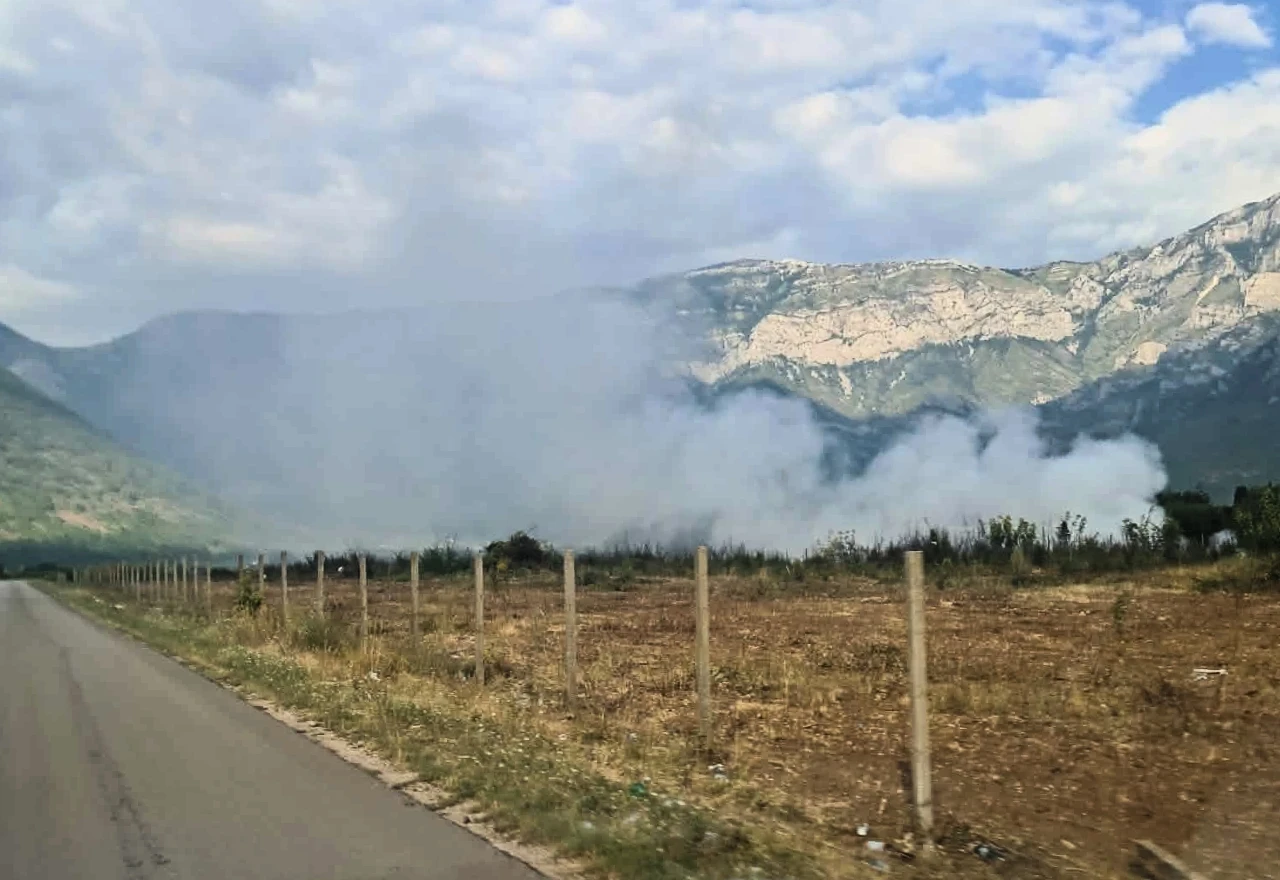 Uborak opet gori, vatrogasci na terenu
