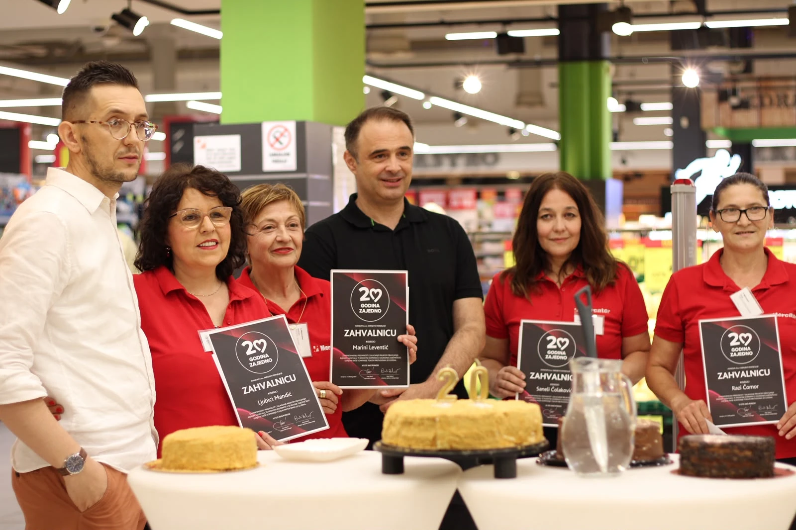 Mercator centar Mostar proslavio jubilarni rođendan uz vjerne kupce i priznanja zaposlenicima