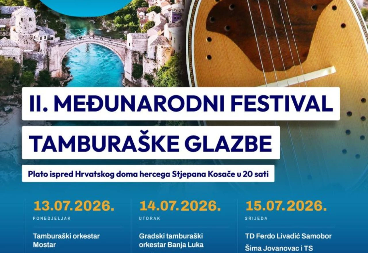 Poseban gost na Festivalu tamburaške glazbe u Mostaru