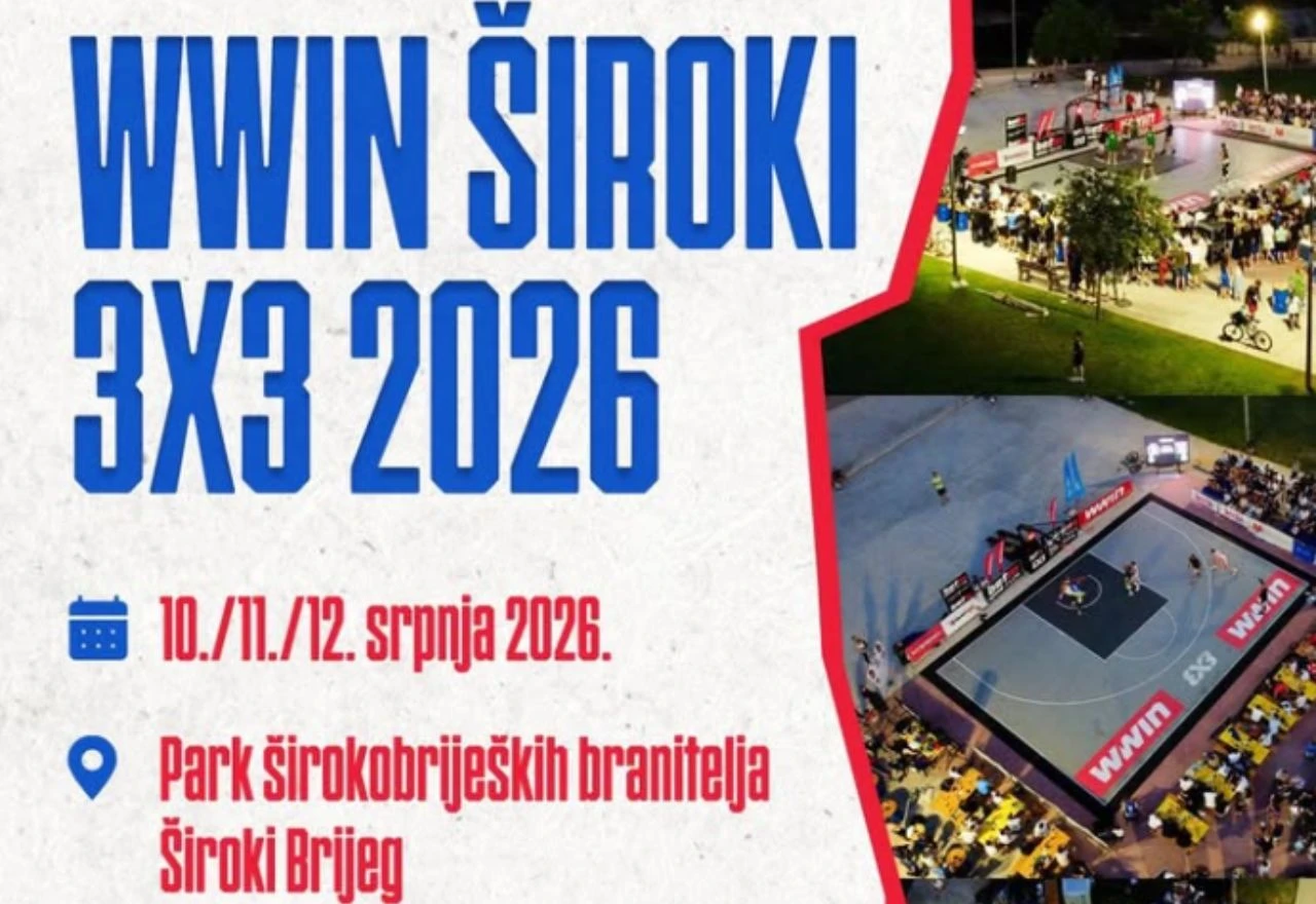 Široki Brijeg domaćin turnira u 3x3 košarci