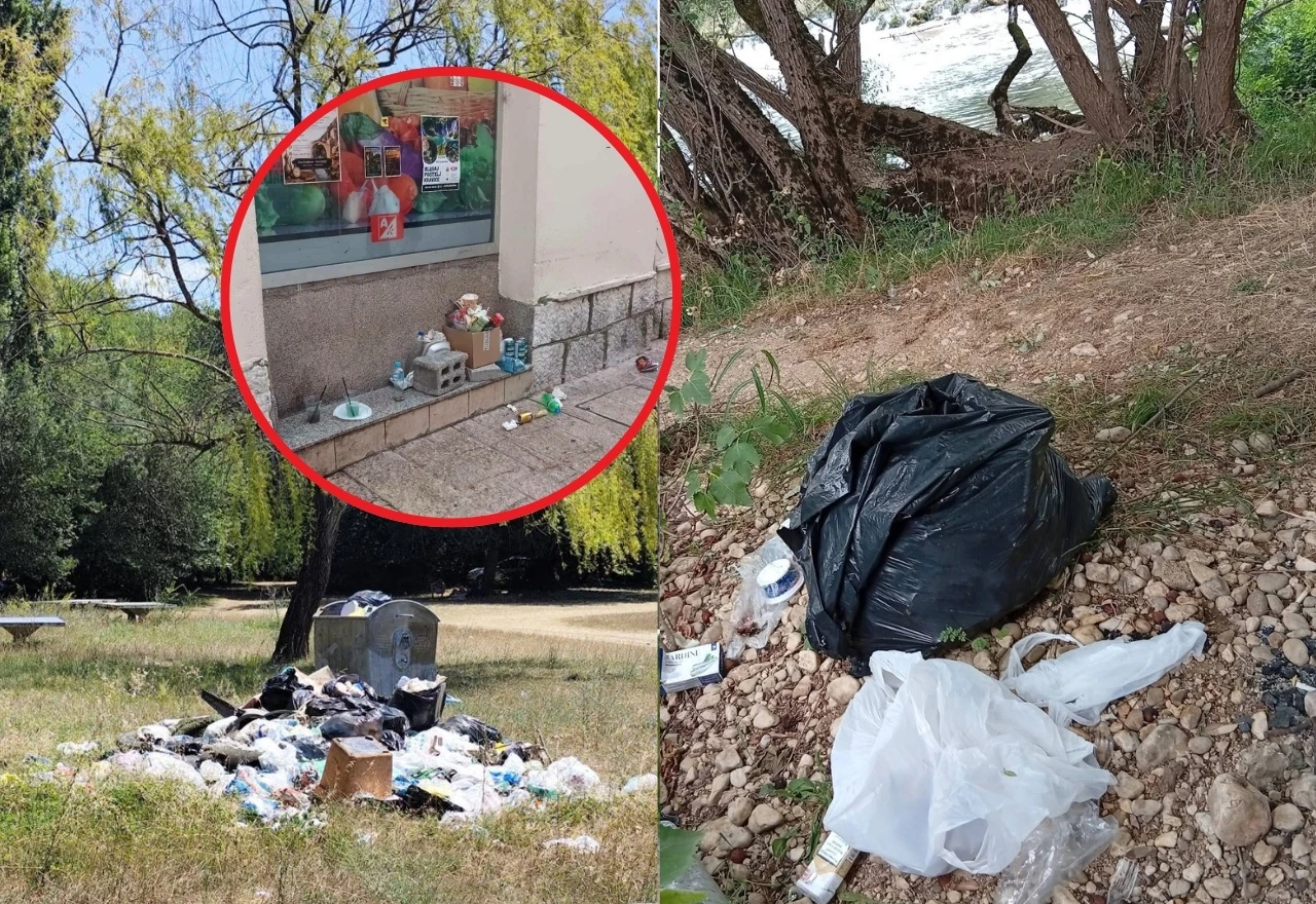 Smeće dočekuje i turiste i izletnike u Mostaru