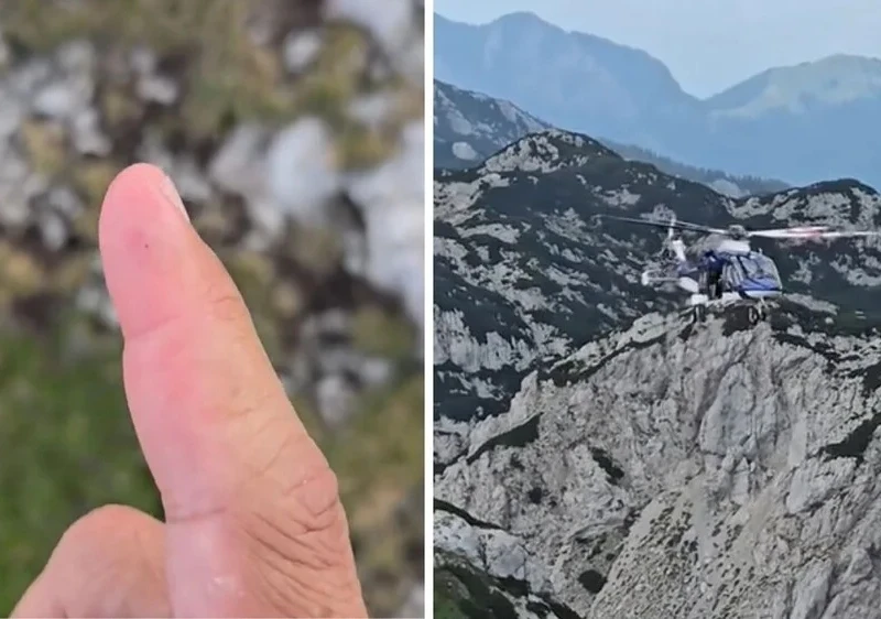 Hrvatskog planinara ugrizla zmija, snimio akciju spašavanja