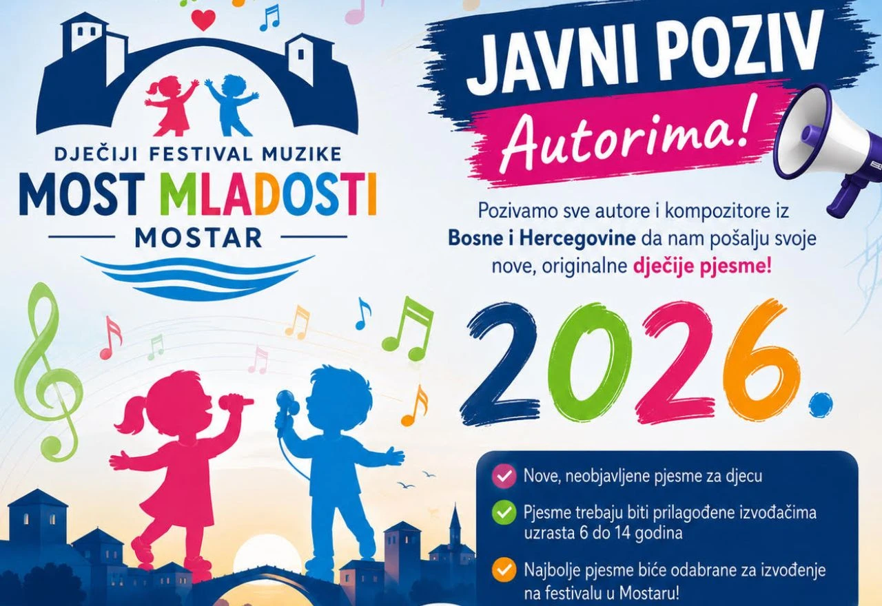 Imate pjesmu za djecu? "Most mladosti" otvara vrata autorima