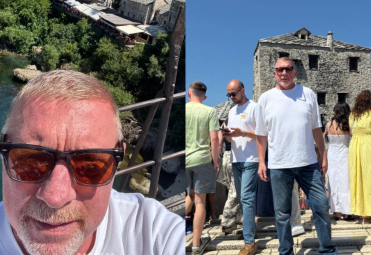 Teniska legenda prošetala Starim mostom: Boris Becker oduševljen Hercegovinom
