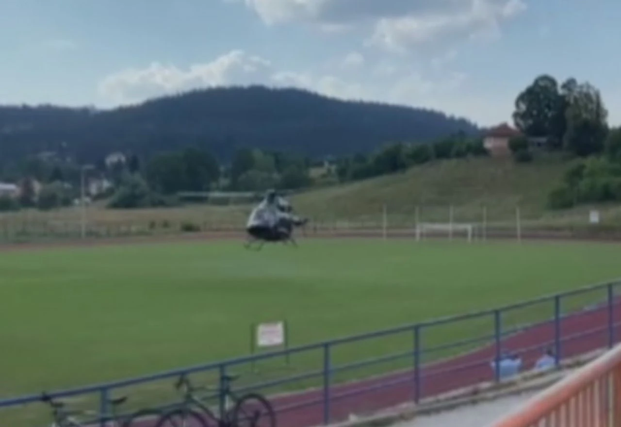 VIDEO | Dodik helikopterom MUP-a RS-a stigao na Pale nakon racije