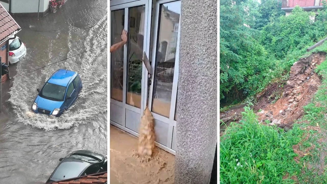 Olujno nevrijeme pogodilo Zvornik: Ceste pod vodom, aktiviralo se klizište
