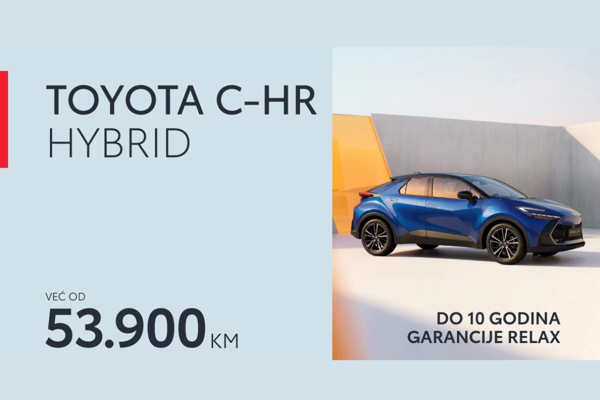 Toyota C-HR Hybrid – spoj odvažnog dizajna i napredne tehnologije