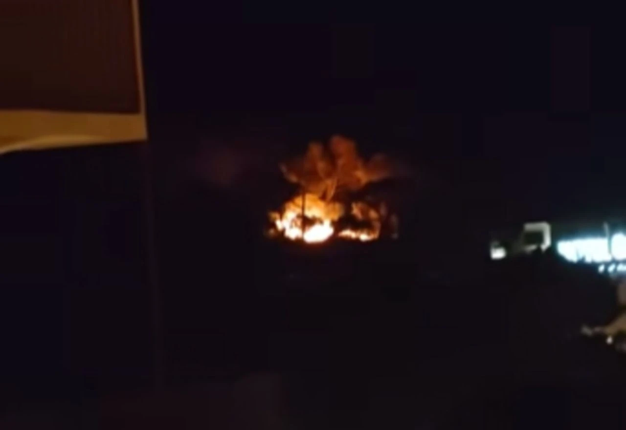 VIDEO | Udar groma izazvao požar iznad Makarske