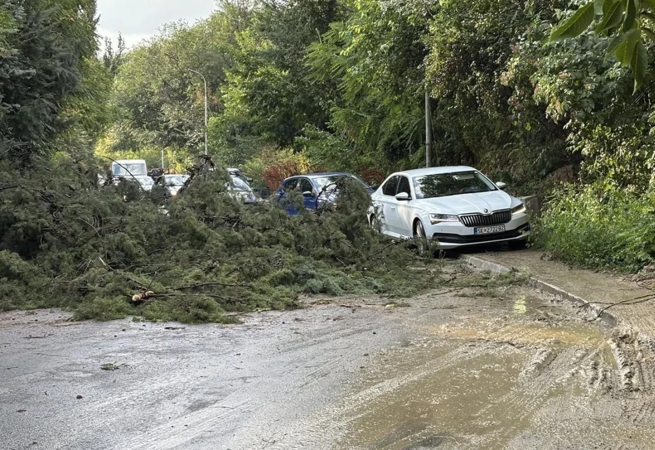 VIDEO | Oluja poharala Skoplje: Ozlijeđeno 15 osoba, tisuće poziva hitnim službama