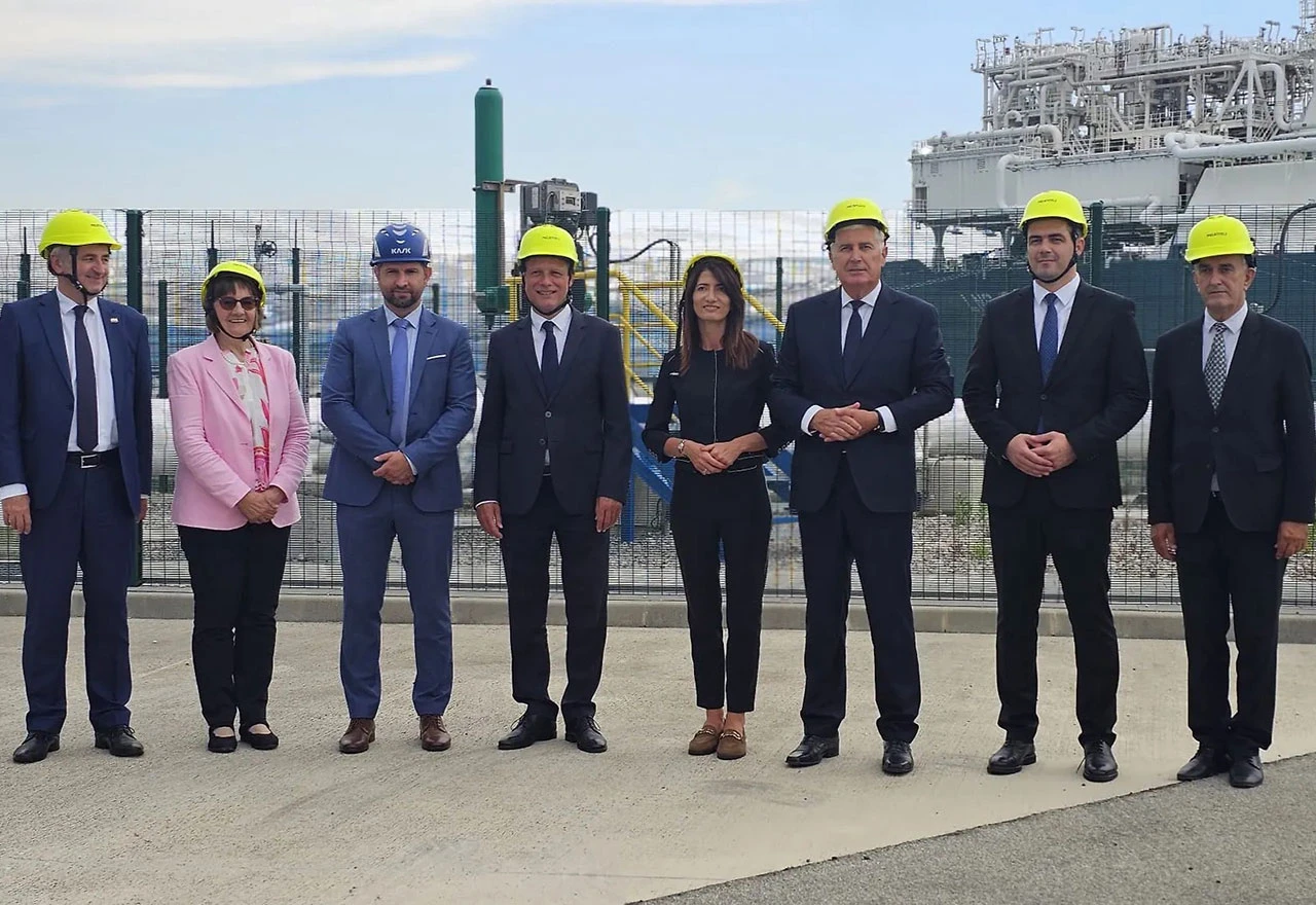 Čović na LNG terminalu: Južna plinska interkonekcija strateški je interes BiH