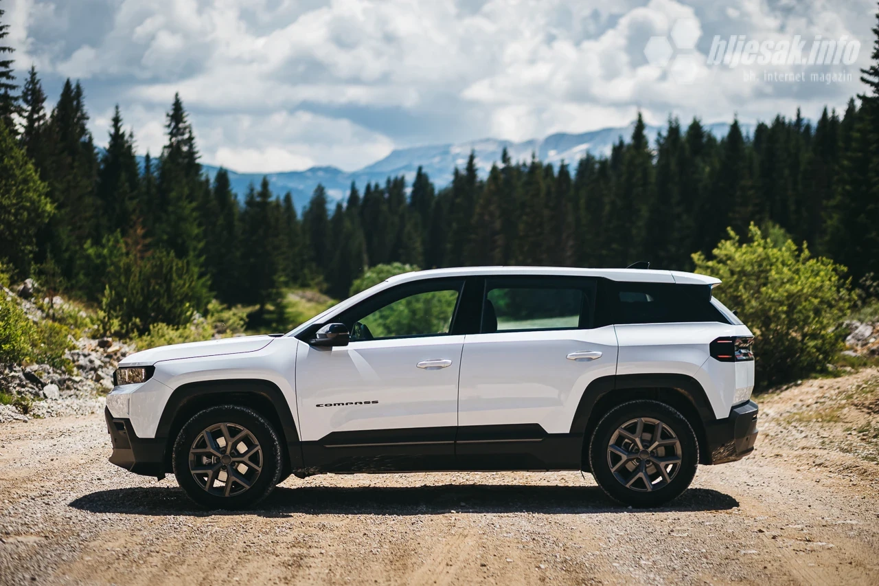 Novi Jeep Compass na testu Bljeska: Veći, prostraniji i spreman za svakodnevne izazove