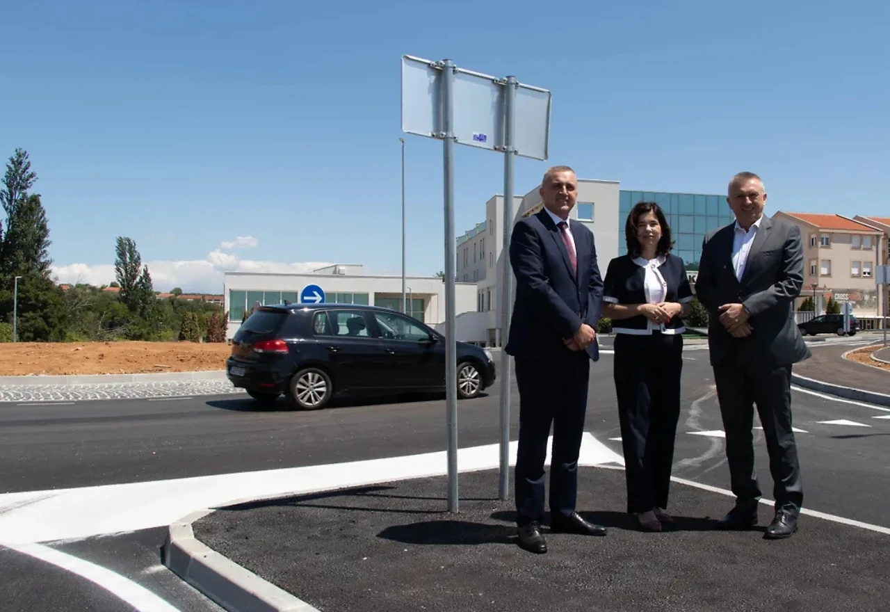 Buhač, Bevanda i Radišić obišli novo cestovno raskrižje u Čitluku