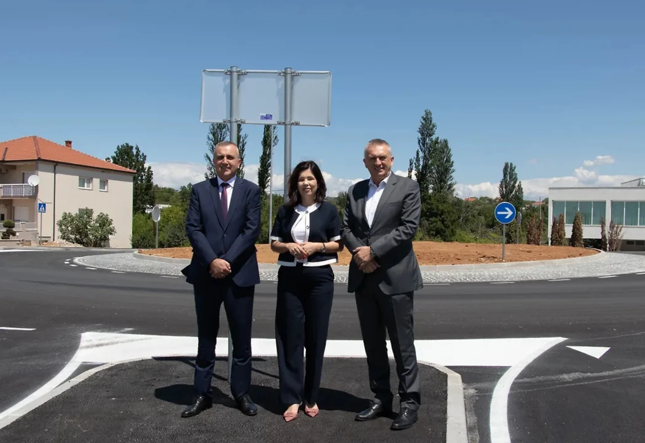 Buhač, Bevanda i Radišić obišli novo cestovno raskrižje u Čitluku