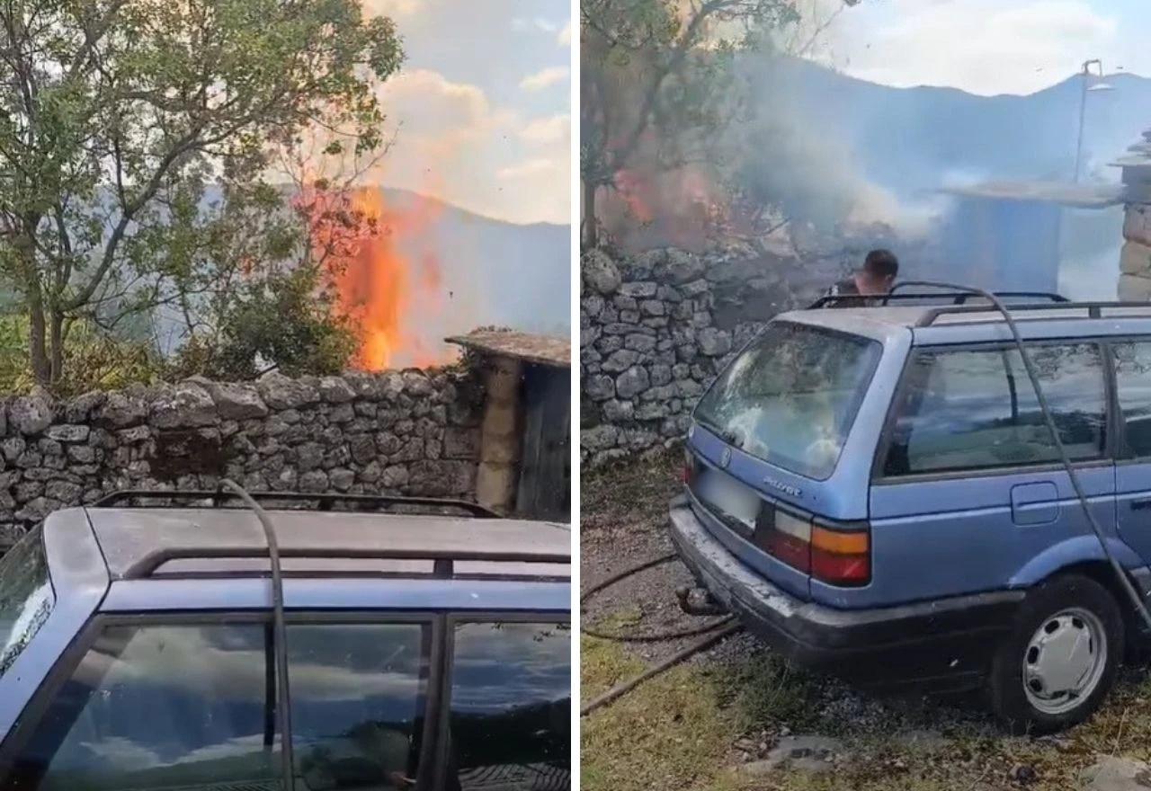 Požar u hercegovačkom selu Hum stigao do kuća: "Borit ćemo se svim silama"