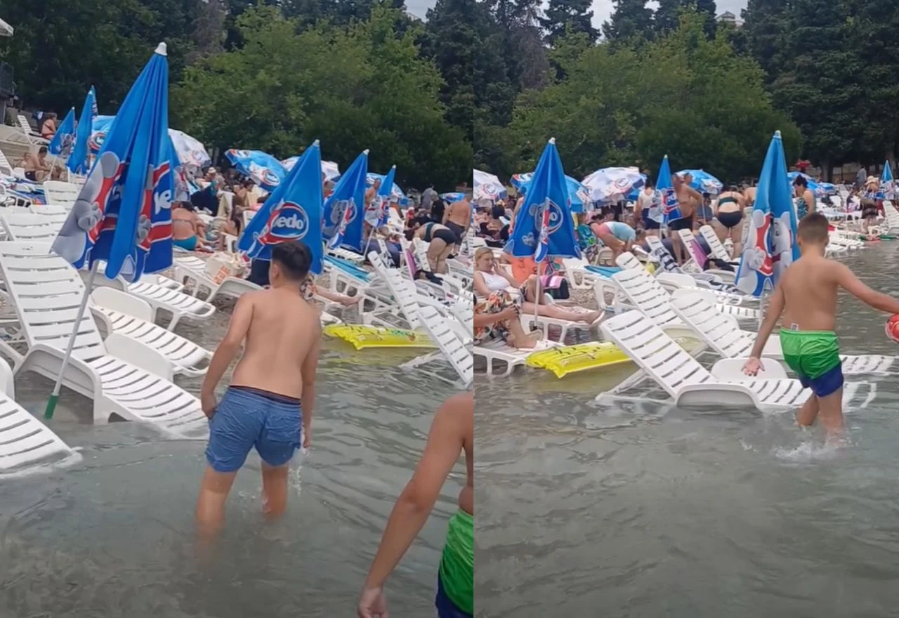 VIDEO | U Neumu zaplivale i ležaljke