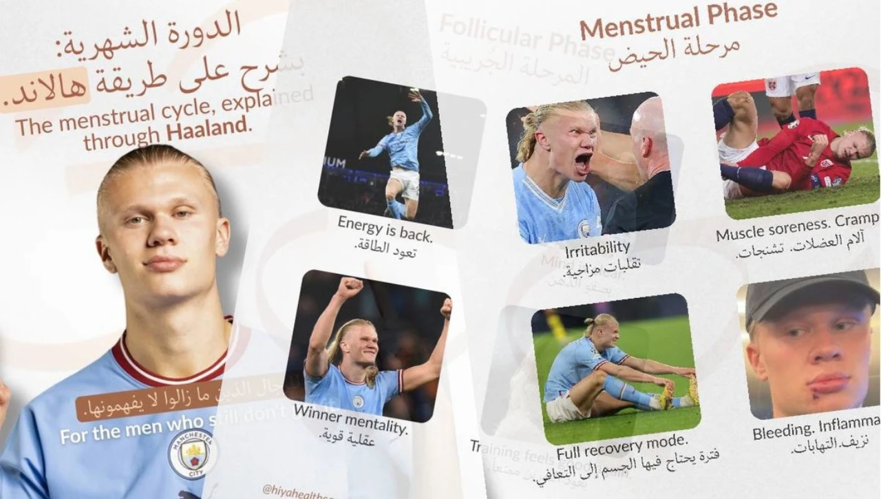 Ako vam još uvijek nije jasan menstrualni ciklus, Haaland će vam ga pojasniti