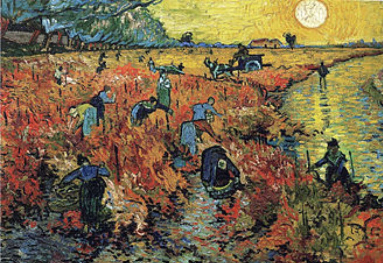 Van gogh- crveni-vinograd- jedina - prodana- slika- za- života