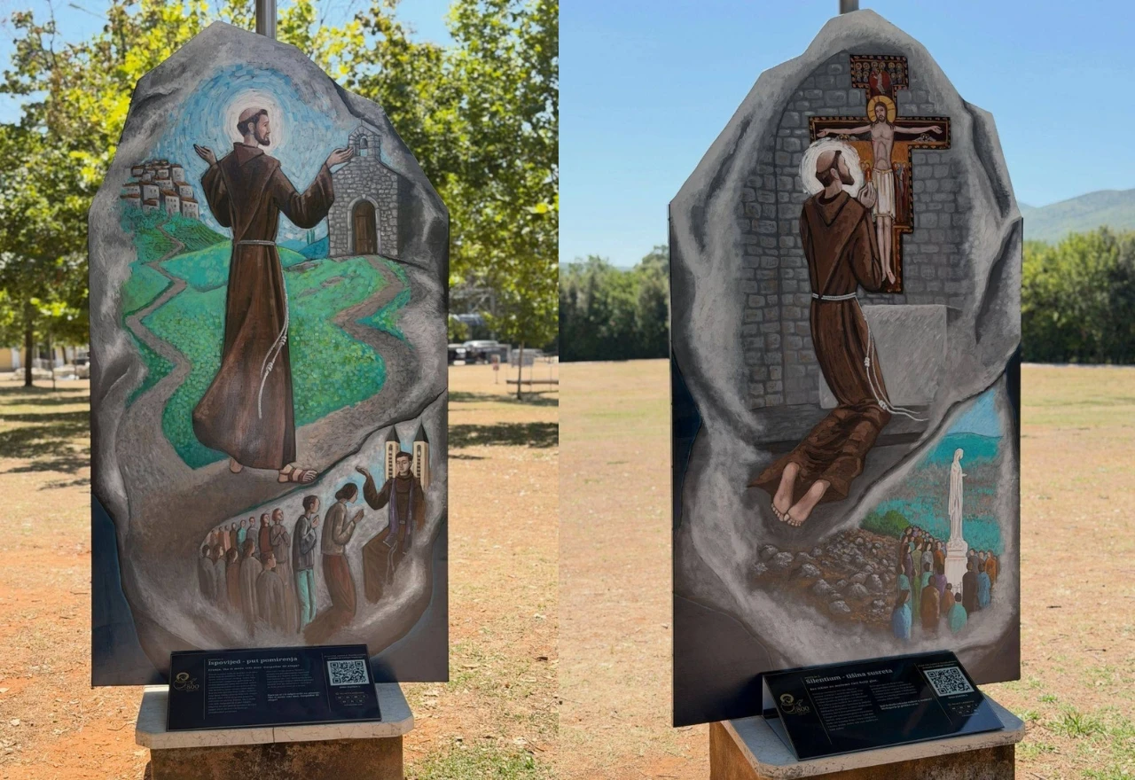 U Međugorju postavljen Via Francisci, Put svetog Franje