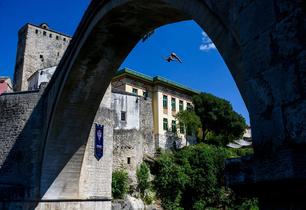 Drugi dan natjecanja Red Bull Cliff Diving u Mostaru