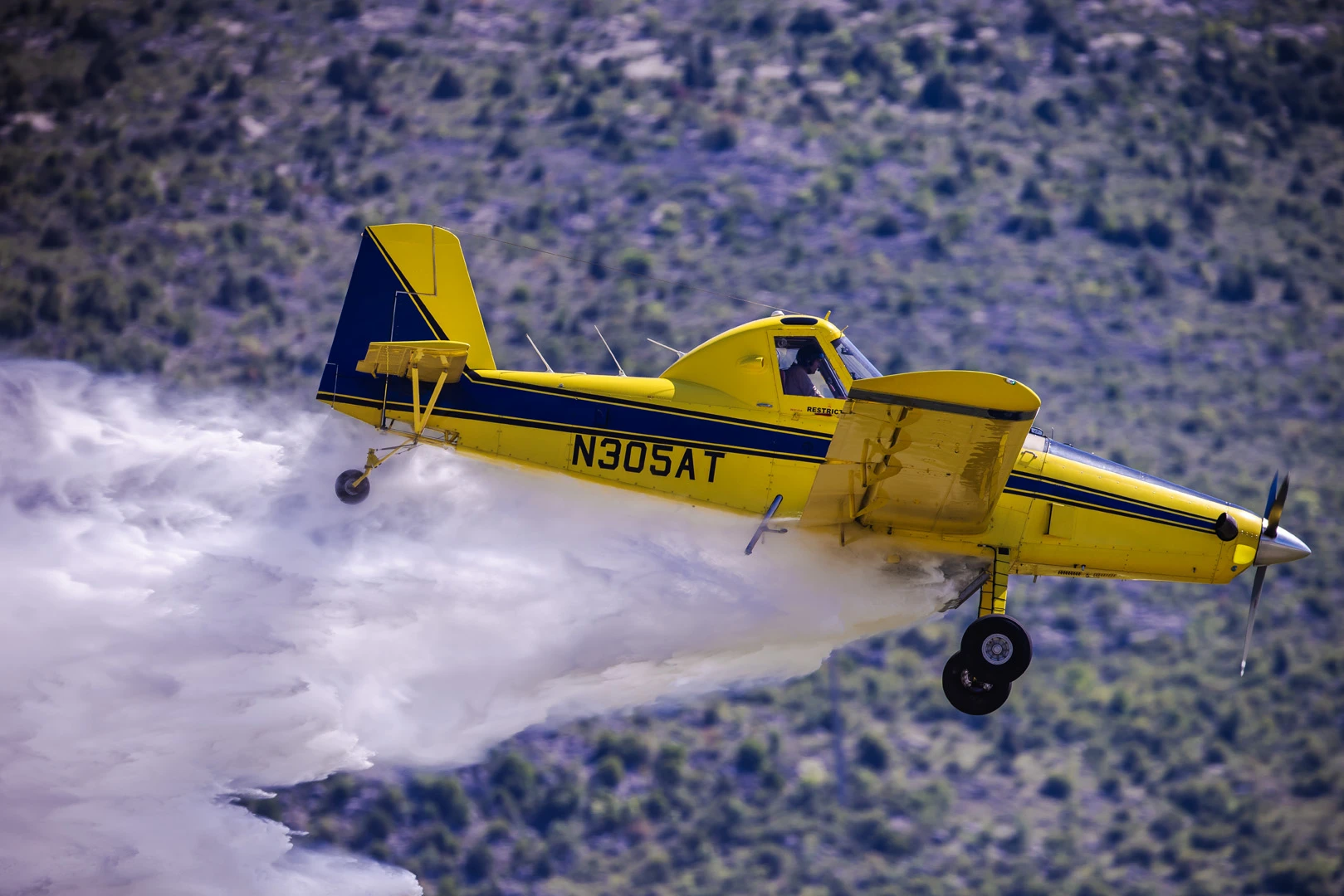Air Tractor izbacio 22.000 litara vode na požarištima kod Čitluka i Čapljine