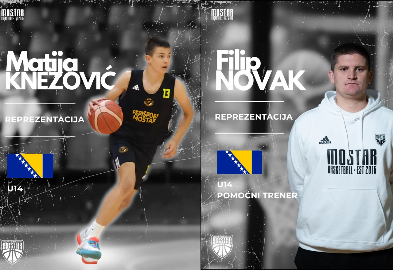 HKK Mostar će imati dva predstavnika u U14 reprezentaciji Bosne i Hercegovine