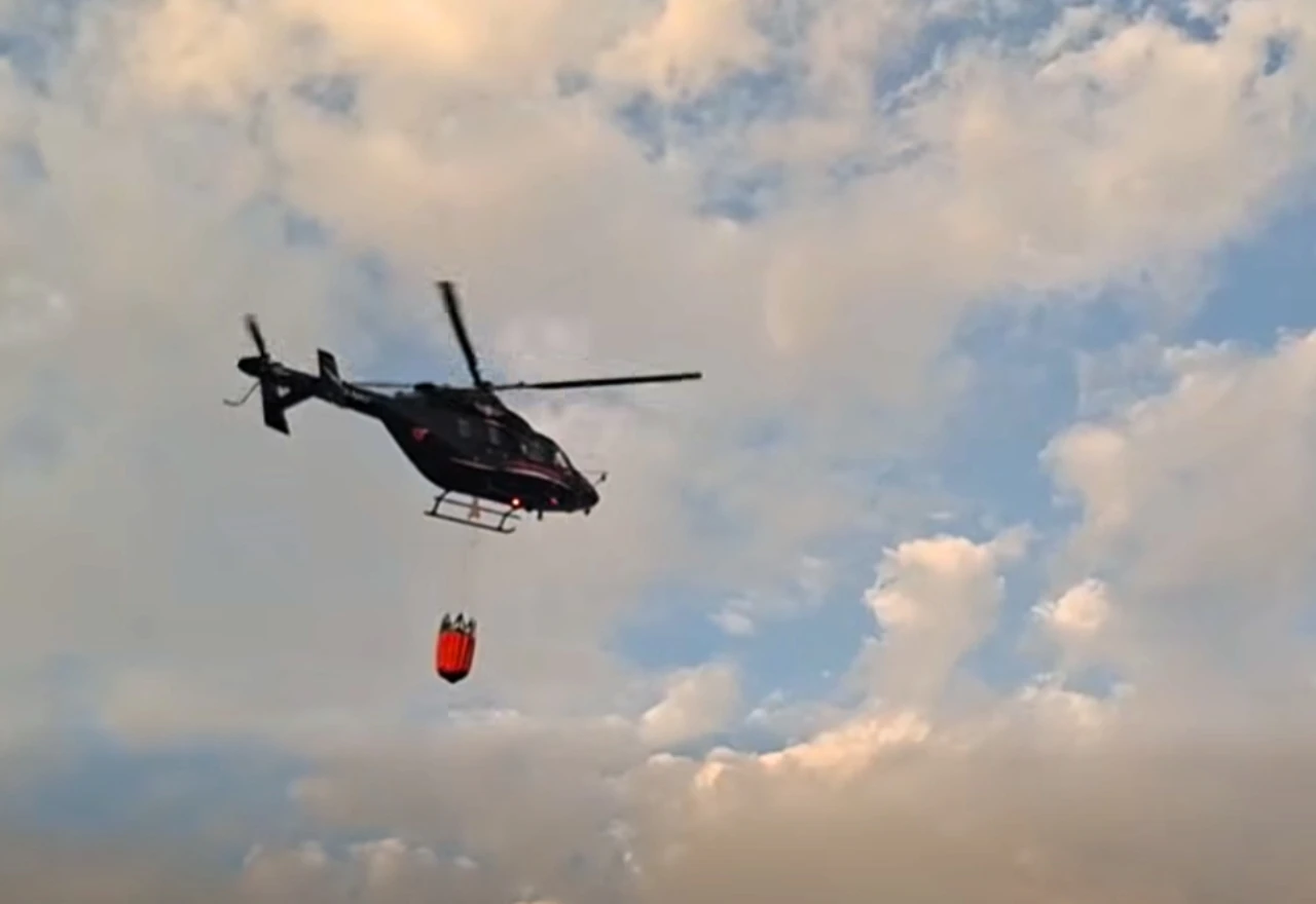 VIDEO | Požar kod Trebinja aktivirao minsko polje, u pomoć stigao helikopter