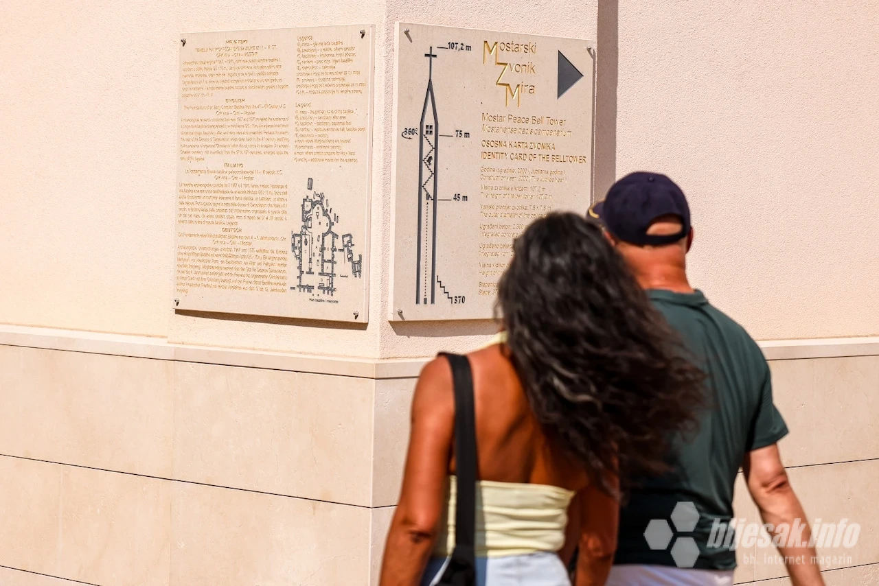 Posjetili smo Zvonik mira koji je postao prava turistička atrakcija u Mostaru