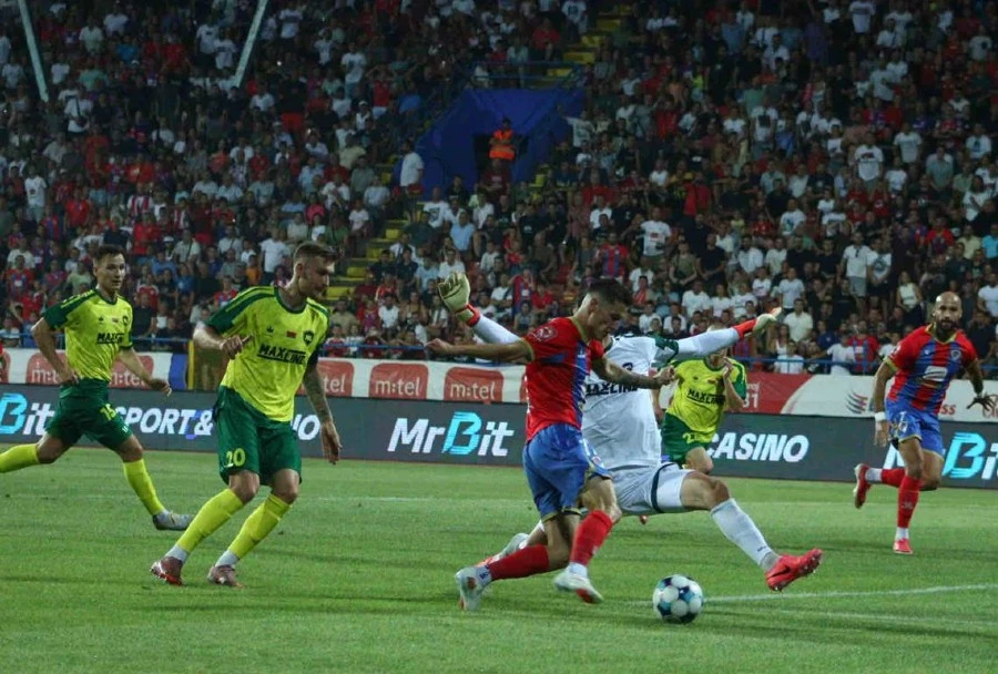 Borac s igračem više tek do minimalne pobjede nad prvakom Bjelorusije