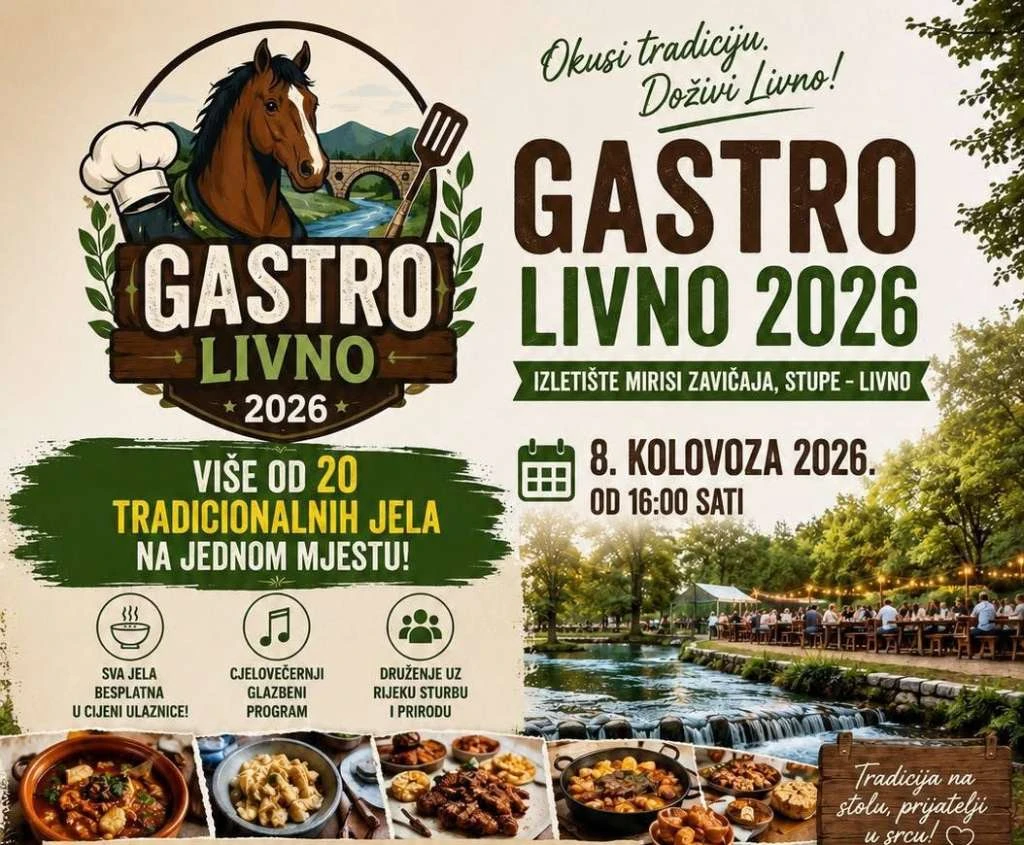 U Livnu počinje "Gastro Livno 2026.", očekuje se više od tisuću posjetitelja