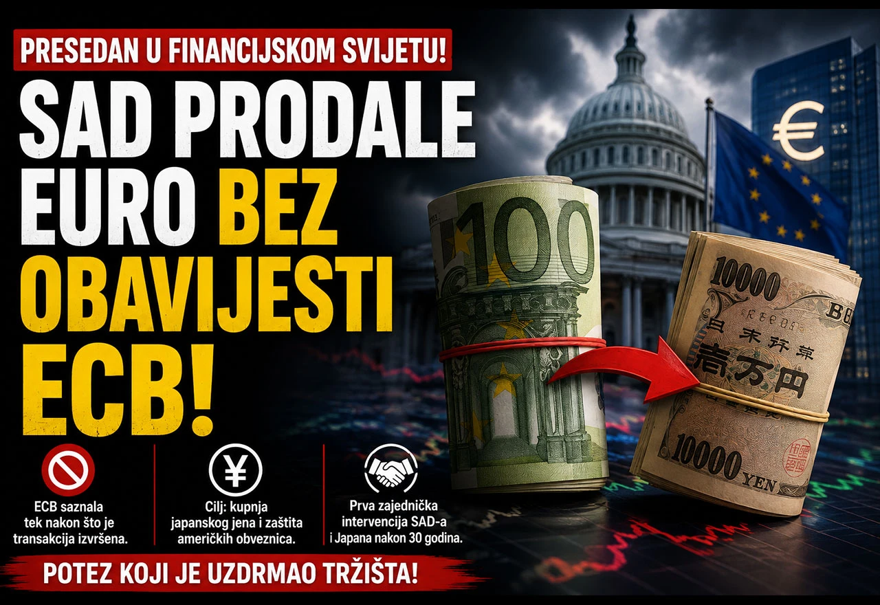 Amerika prodala eure bez znanja ECB-a? Financial Times otkriva presedan koji zabrinjava europske dužnosnike