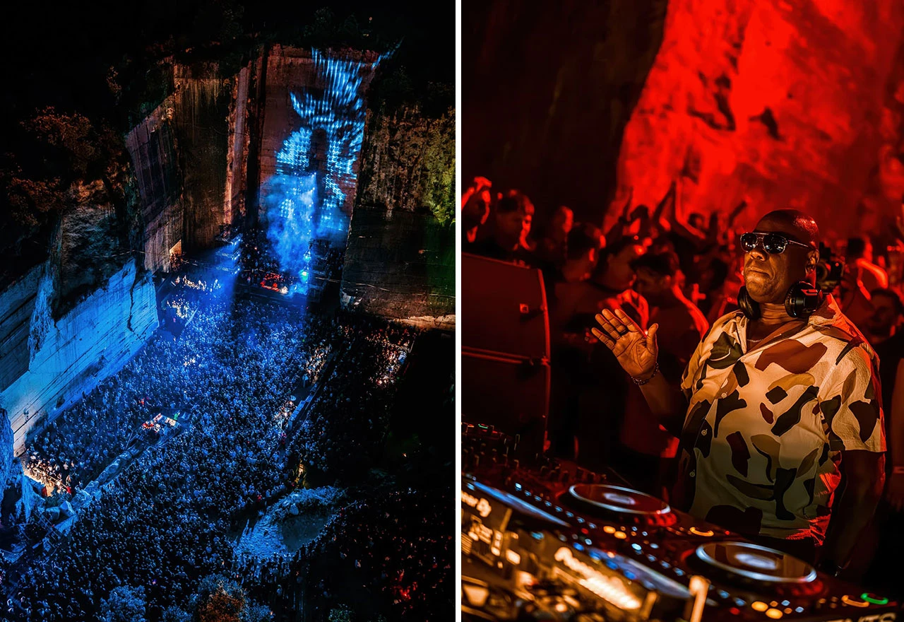 Spektakularne scene iz istarskog kamenoloma: Carl Cox nije želio stati