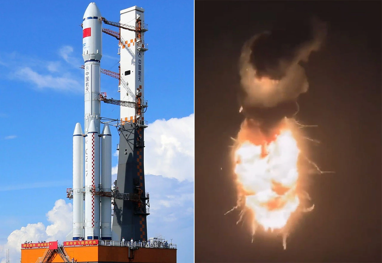 Kineska raketa raspala se ubrzo nakon polijetanja, izgubljen komunikacijski satelit