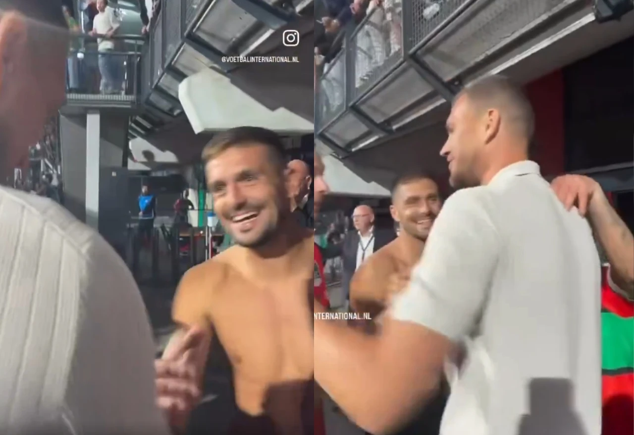 VIDEO | Džeko bio Tadićev posebni gost u Nizozemskoj: "Donio si nam sreću!"