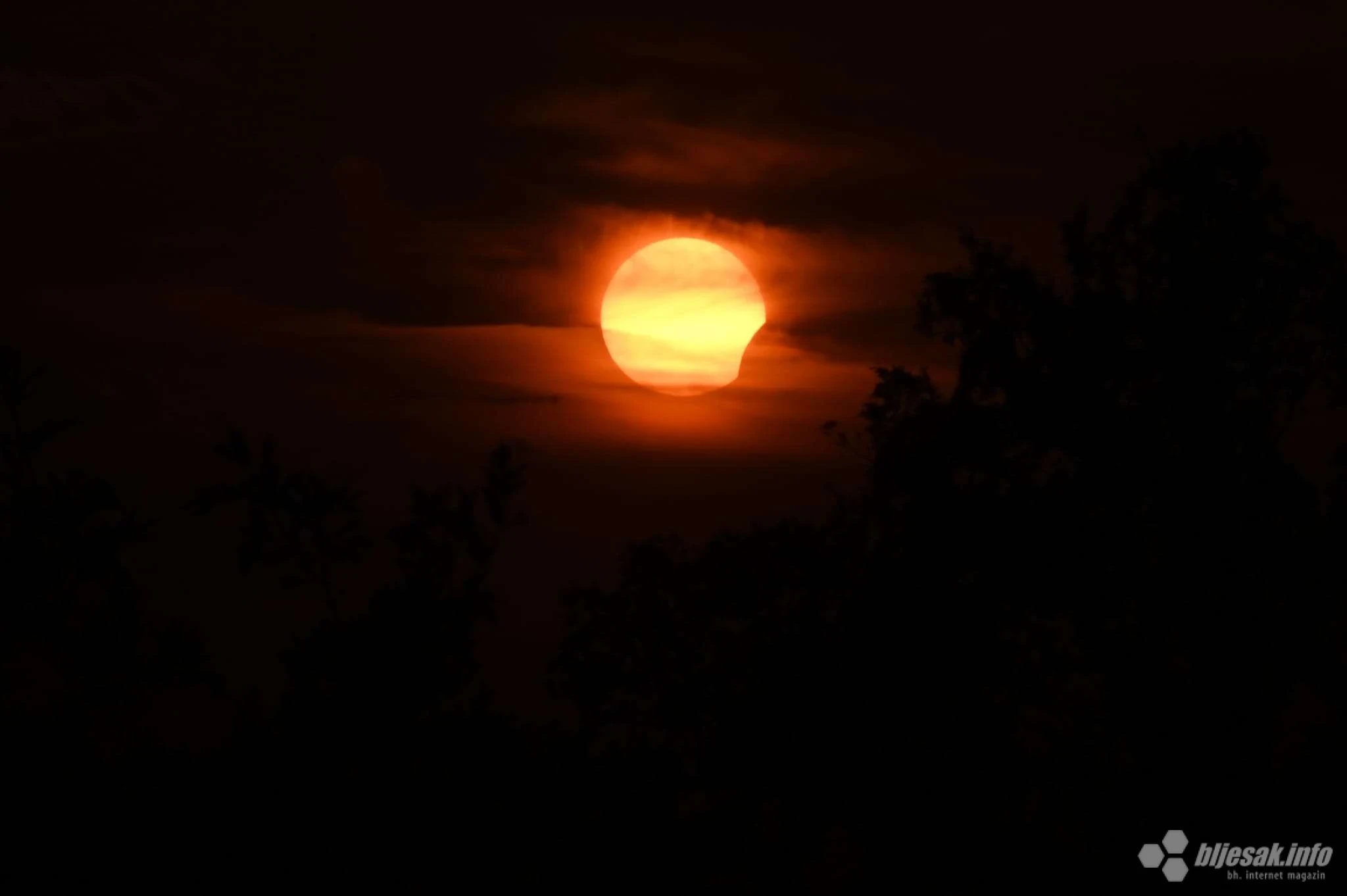 Pomrčina sunca iznad Mostara