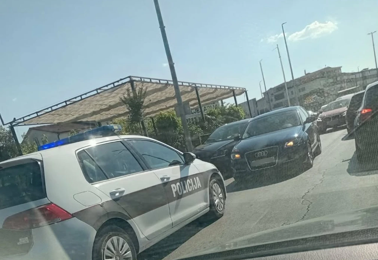 Sudar dva automobila na Tromeđi