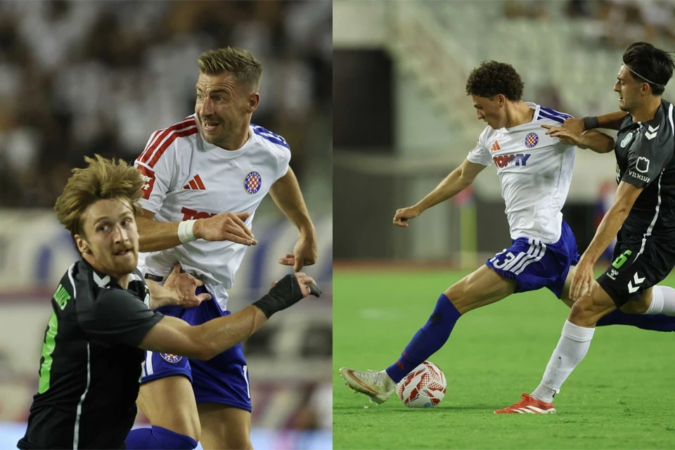 Hajduk se uvjerljivom pobjedom pridružio Rijeci u play-offu